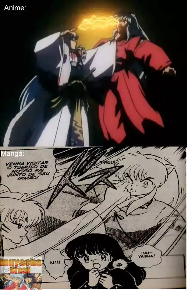 Inuyasha vs sesshomaru manga vs anime: le principali differenza
